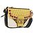 Borsa a tracolla Miu Miu Biker Studs in pelle nera e oro Auth 200282V Nero D'oro