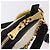 Borsa a tracolla Miu Miu Biker Studs in pelle nera e oro Auth 200282V Nero D'oro - vista 8