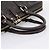Padlock Borsa GUCCI GG Canvas Guccissima in pelle marrone scuro e oro 201480 Auth bs36901 D'oro - vista 7