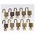 LOUIS VUITTON Set di 10 Lucchetti Lucchetto metallo Oro LV Auth 202432 D'oro - vista 8
