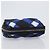 Borsa a Pochette CHANEL Nylon Blu Argento CC Auth bs36940V - vista 5
