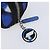 Borsa a Pochette CHANEL Nylon Blu Argento CC Auth bs36940V - vista 8