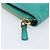 Portafoglio Miu Miu in pelle blu turchese oro Auth 200003 D'oro - vista 7