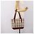 Borsa Tote BURBERRY Nova Check Canvas Beige Gold Auth 201953 D'oro - vista 24