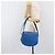 Borsa a tracolla CARTIER Must Line in pelle blu e tono oro Auth 199340 - vista 23
