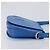 Borsa a tracolla CARTIER Must Line in pelle blu e tono oro Auth 199340 - vista 3