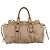 Borsa a mano Miu Miu in pelle 2way Beige tono oro Auth 199333A - vista 13
