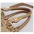 Borsa a mano Miu Miu in pelle 2way Beige tono oro Auth 199333A - vista 14