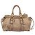 Borsa a mano Miu Miu in pelle 2way Beige tono oro Auth 199333A - vista 2