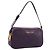 Bolsa de mão Miu Miu em couro roxo dourado Auth 202035V