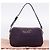 Bolsa de mão Miu Miu em couro roxo dourado Auth 202035V - vista 12