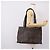 Céline Borsa Tote CELINE Macadam PVC Pelle Nero Tono Oro Auth 202273 - vista 22