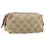 Pouch GUCCI GG Canvas Beige Oro 29596 Auth 199845A D'oro