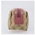 Pouch GUCCI GG Canvas Beige Oro 29596 Auth 199845A D'oro - vista 3