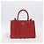 Borsa a mano PRADA Galleria in pelle Saffiano 2way Rossa Oro Auth 199932V Rosso D'oro - vista 12