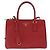 Borsa a mano PRADA Galleria in pelle Saffiano 2way Rossa Oro Auth 199932V Rosso D'oro - vista 13