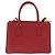 Borsa a mano PRADA Galleria in pelle Saffiano 2way Rossa Oro Auth 199932V Rosso D'oro - vista 2