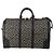 Padlock Borsa Boston GUCCI GG Supreme GG Caleido PVC 2way Beige Black 406380 Auth 196436SAM Nero - vista 2