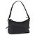 Borsa a tracolla BURBERRY in pelle nera e argento Auth 202141A Nero