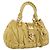 Borsa Miu Miu Matelassé in pelle 2way Gialla Tono Oro Auth 167575V Giallo