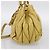 Borsa Miu Miu Matelassé in pelle 2way Gialla Tono Oro Auth 167575V Giallo - vista 4