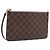 LOUIS VUITTON Damier Ebene Neverfull MM Pouch LV Auth 199983