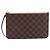 LOUIS VUITTON Damier Ebene Neverfull MM Pouch LV Auth 199983 - vista 13