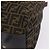 Borsa Tote FENDI Zucca Canvas Nylon Marrone Nero Auth 197867 - vista 15