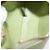 Céline CELINE Hand Pouch Mini Ava Hand Bag Leather Green Gold Auth 200058M Doré Vert - vue 11