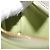 Céline CELINE Hand Pouch Mini Ava Hand Bag Leather Green Gold Auth 200058M Doré Vert - vue 12