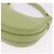 Céline CELINE Hand Pouch Mini Ava Hand Bag Leather Green Gold Auth 200058M Doré Vert - vue 14