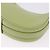 Céline CELINE Hand Pouch Mini Ava Hand Bag Leather Green Gold Auth 200058M Doré Vert - vue 16