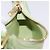 Céline CELINE Hand Pouch Mini Ava Hand Bag Leather Green Gold Auth 200058M Doré Vert - vue 18
