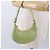 Céline CELINE Hand Pouch Mini Ava Hand Bag Leather Green Gold Auth 200058M Doré Vert - vue 20