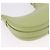 Céline CELINE Hand Pouch Mini Ava Hand Bag Leather Green Gold Auth 200058M Doré Vert - vue 9