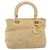 Borsa a mano Christian Dior Canage Suede Beige Gold Auth bs36869 D'oro - vista 13