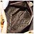 Borsa a mano Christian Dior Canage Suede Beige Gold Auth bs36869 D'oro - vista 22