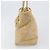 Borsa a mano Christian Dior Canage Suede Beige Gold Auth bs36869 D'oro - vista 3