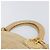 Borsa a mano Christian Dior Canage Suede Beige Gold Auth bs36869 D'oro - vista 8