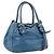 Borsa a mano Miu Miu in pelle 2way blu e oro autentica 199477V D'oro