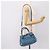 Borsa a mano Miu Miu in pelle 2way blu e oro autentica 199477V D'oro - vista 23