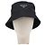 PRADA Bucket Hat Nylon Schwarz Silber Auth 200831V - Ansicht 13