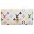 LOUIS VUITTON Monogram Multicolor Multicles 4 Key Case White M93731 Auth 198335 Blanco - vista 13