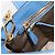 Borsa a mano Miu Miu Vittero Dino Leather 2way Blue Gold Auth 201907V D'oro - vista 24