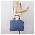 Borsa a mano Miu Miu Vittero Dino Leather 2way Blue Gold Auth 201907V D'oro - vista 28