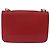 Borsa a tracolla con catena Salvatore Ferragamo in pelle rossa tono oro Auth 200367A Rosso - vista 2