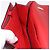 Borsa a tracolla con catena Salvatore Ferragamo in pelle rossa tono oro Auth 200367A Rosso - vista 24
