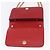 Borsa a tracolla con catena Salvatore Ferragamo in pelle rossa tono oro Auth 200367A Rosso - vista 9