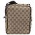 Borsa a Tracolla GUCCI GG Canvas Beige Silver 122759 Auth hk4061 Argento - vista 2