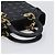 Borsa Christian Dior Lady Dior Canage in pelle d'agnello 2way Nero Oro Auth 199180M D'oro - vista 7